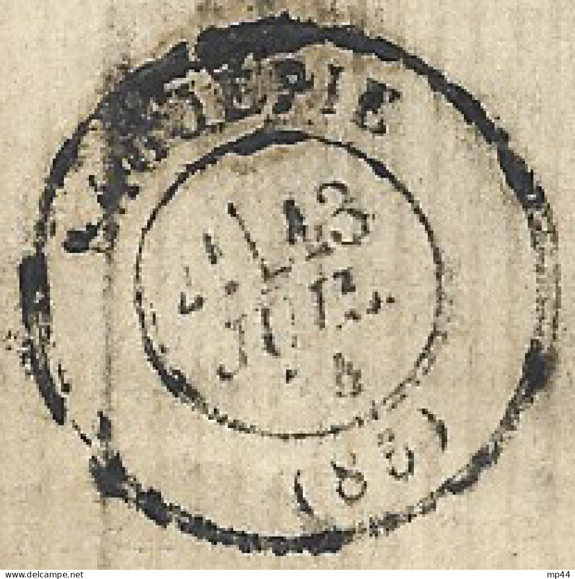 1L3 --- 85 LAGUEPIE Pour Albi Type 17 DT 40 - 1849-1876: Période Classique