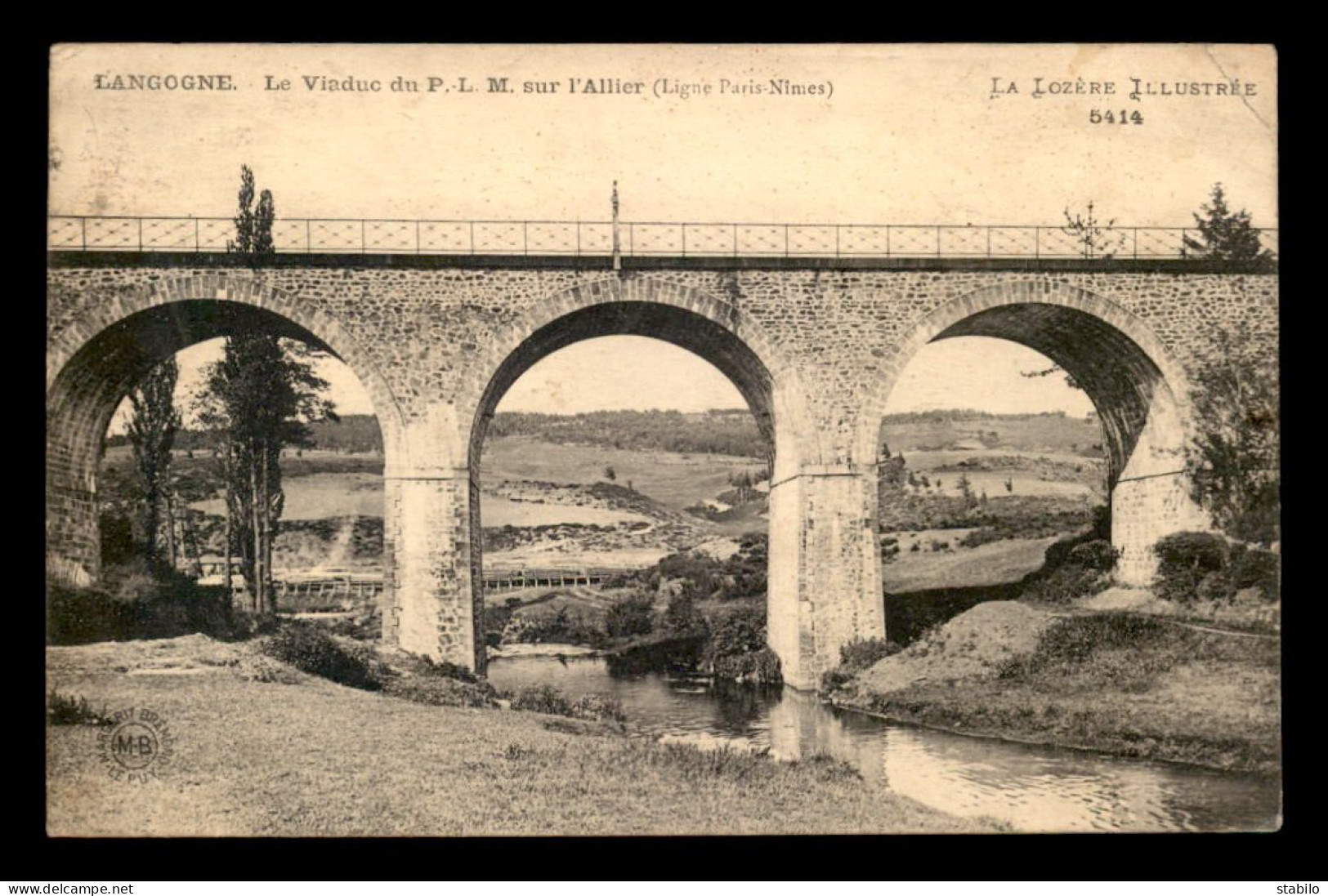 48 - LANGOGNE - LE VIADUC DU CHEMIN DE FER - Langogne