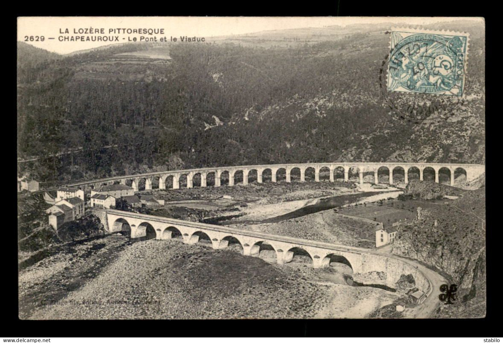 48 - CHAPEAUROUX - LE PONT ET LE VIADUC - Other & Unclassified