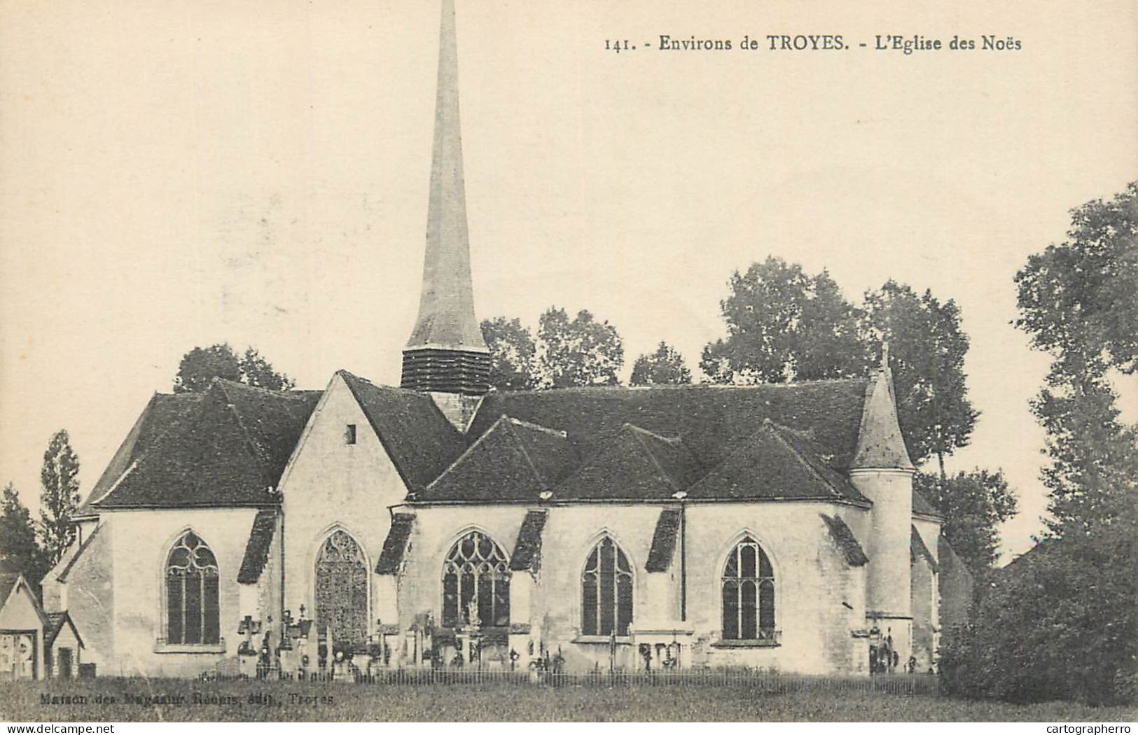 CPA France Troyes Eglise Des Noes - Troyes