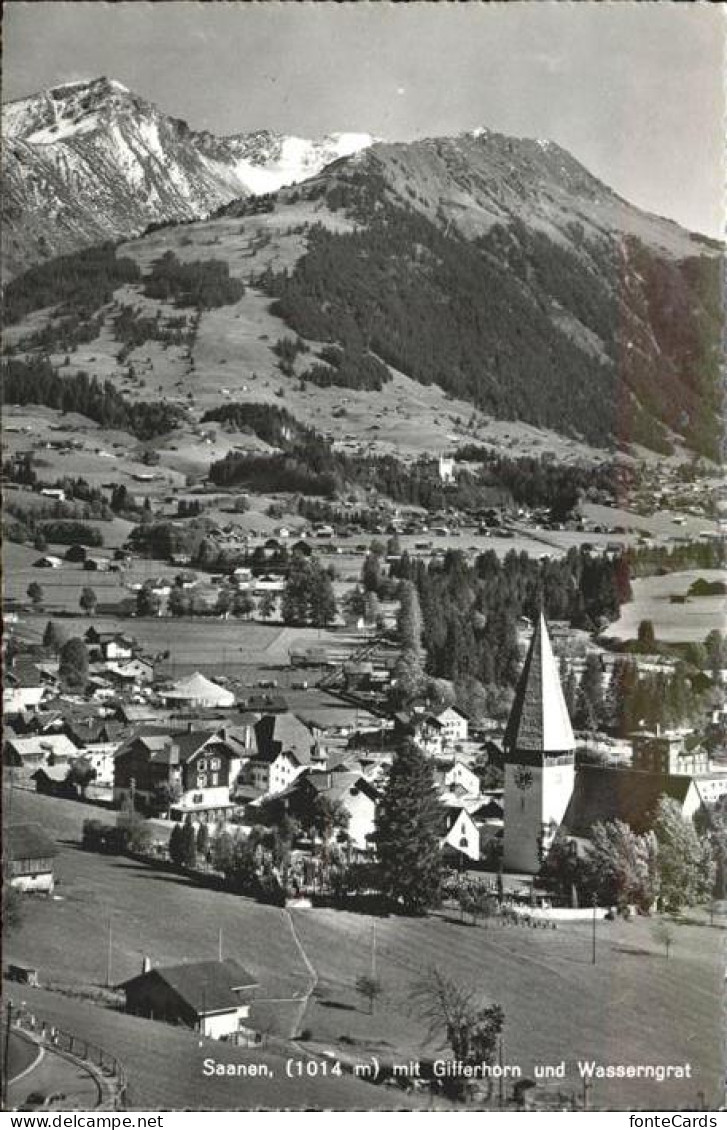 11385290 Saanen Mit Gifferhorn Und Wassergrat Saanen - Autres & Non Classés