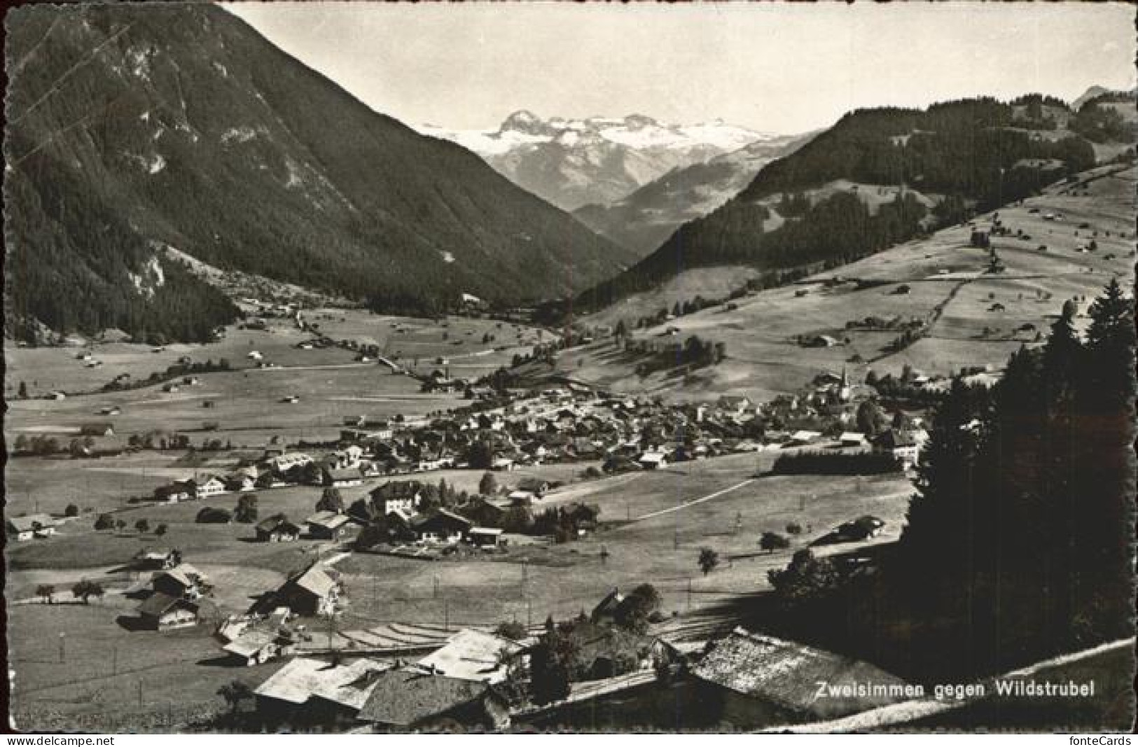 11385254 Zweisimmen Panorama Mit Wildstrubel Zweisimmen - Andere & Zonder Classificatie