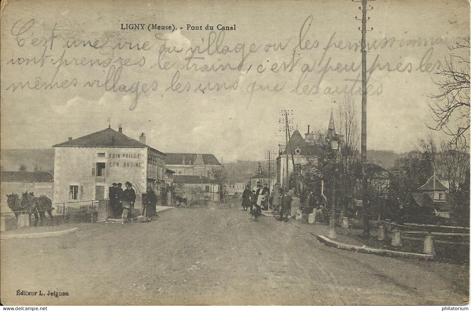 55  LIGNY En BARROIS   Pont Du Canal - Ligny En Barrois