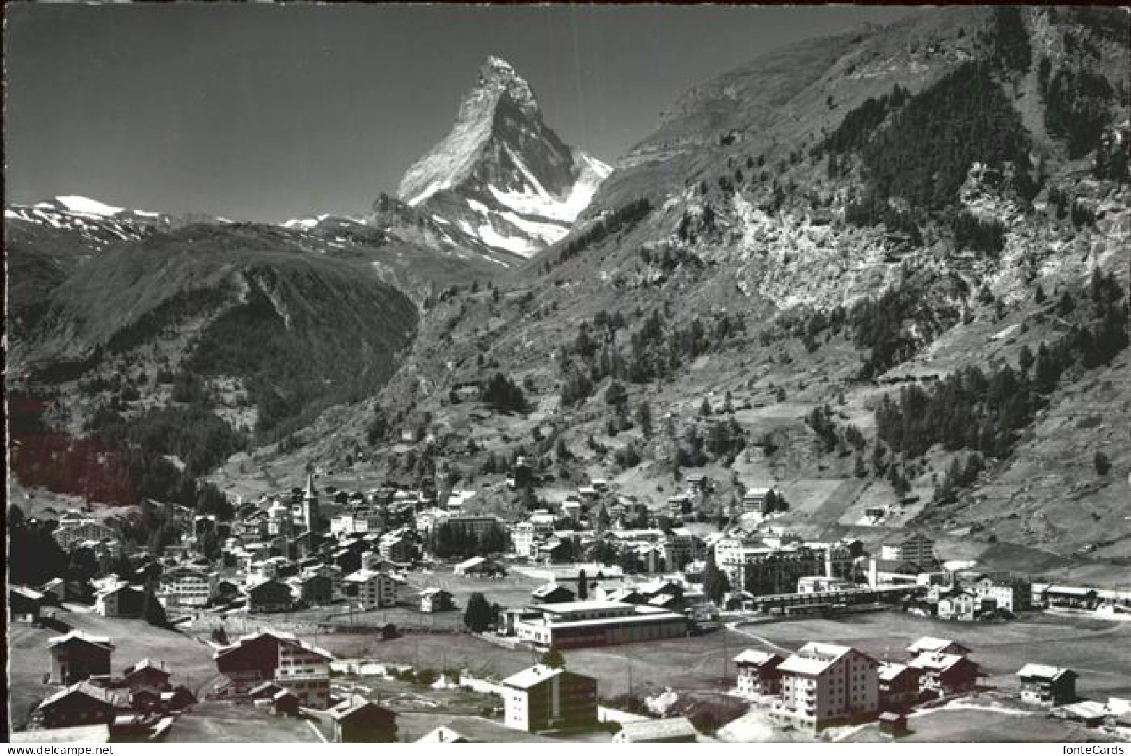 11385246 Zermatt VS Panorama Mit Matterhorn  - Autres & Non Classés