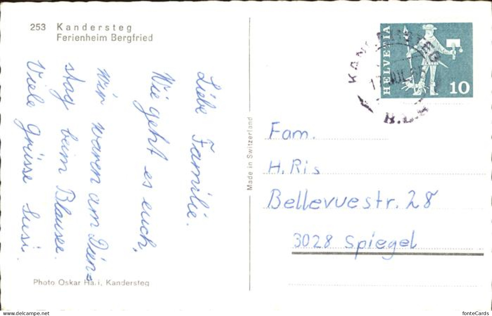 11385238 Kandersteg BE Ferienheim Bergfried Kandersteg - Autres & Non Classés