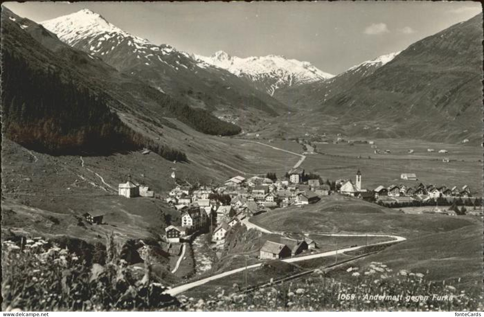 11385183 Andermatt Panorama Mit Furka Andermatt - Autres & Non Classés