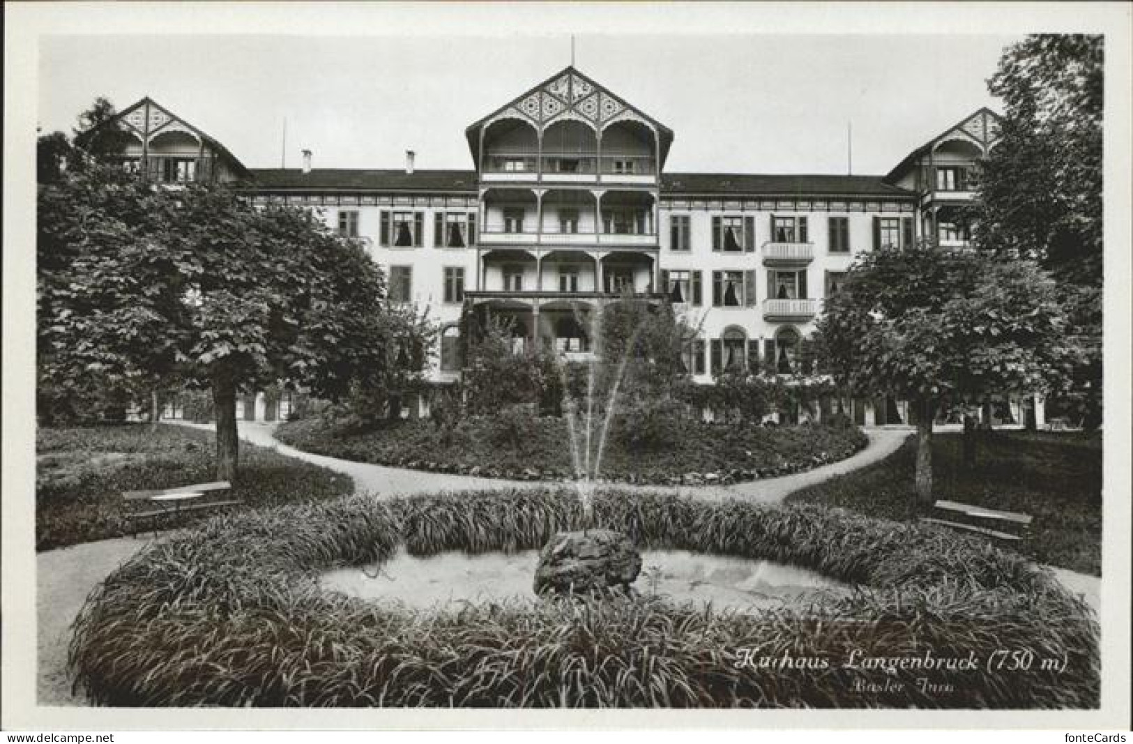 11385180 Langenbruck Basel Land Kurhaus Anlagen Langenbruck Basel Land - Andere & Zonder Classificatie