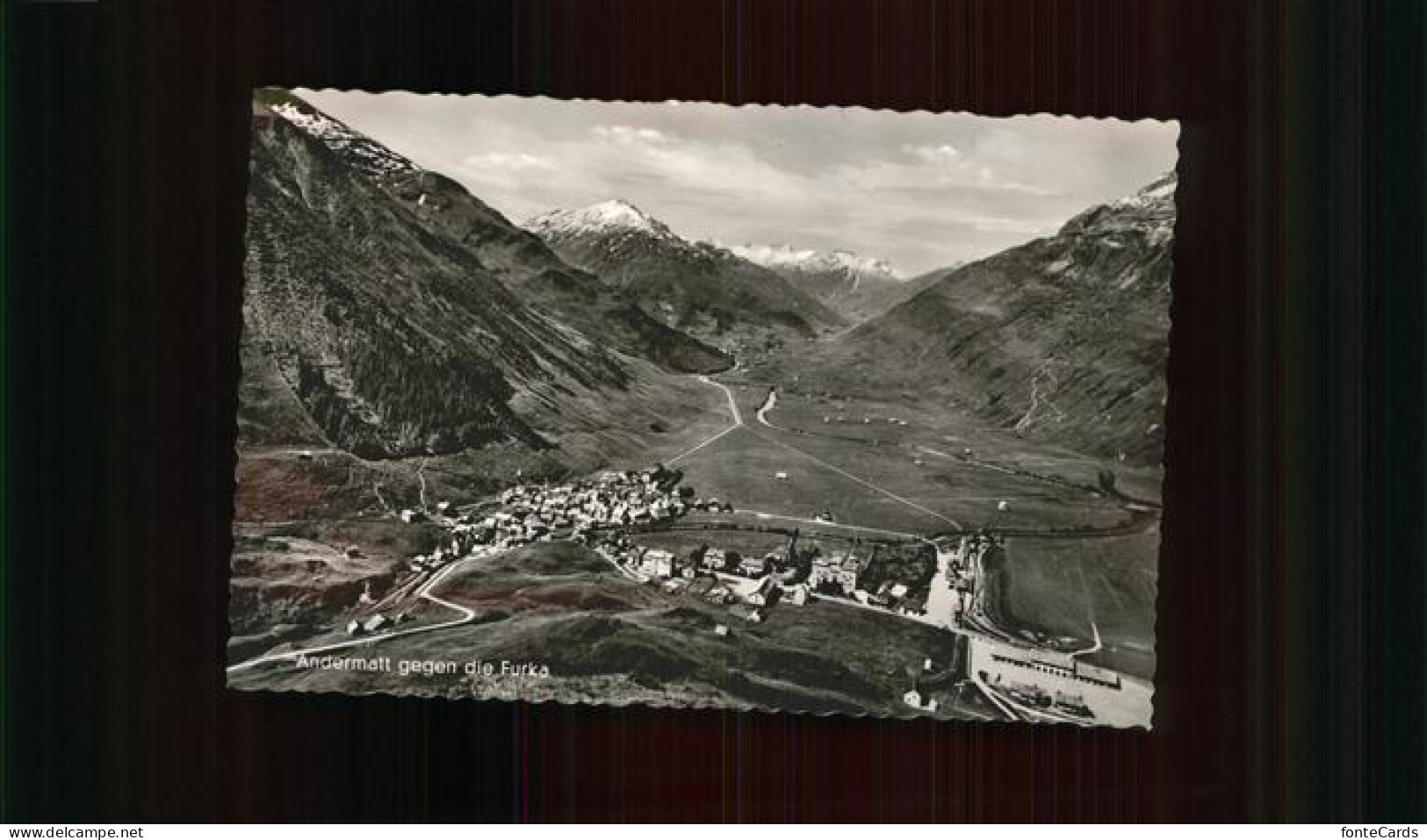 11385143 Andermatt Panorama Mit Furka Andermatt - Sonstige & Ohne Zuordnung