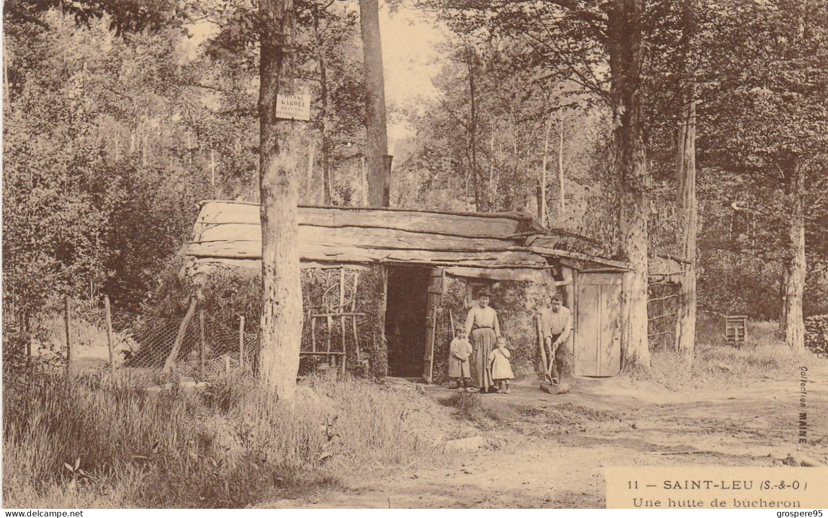 SAINT LEU LA FORET HUTTE DE BUCHERON - Saint Leu La Foret