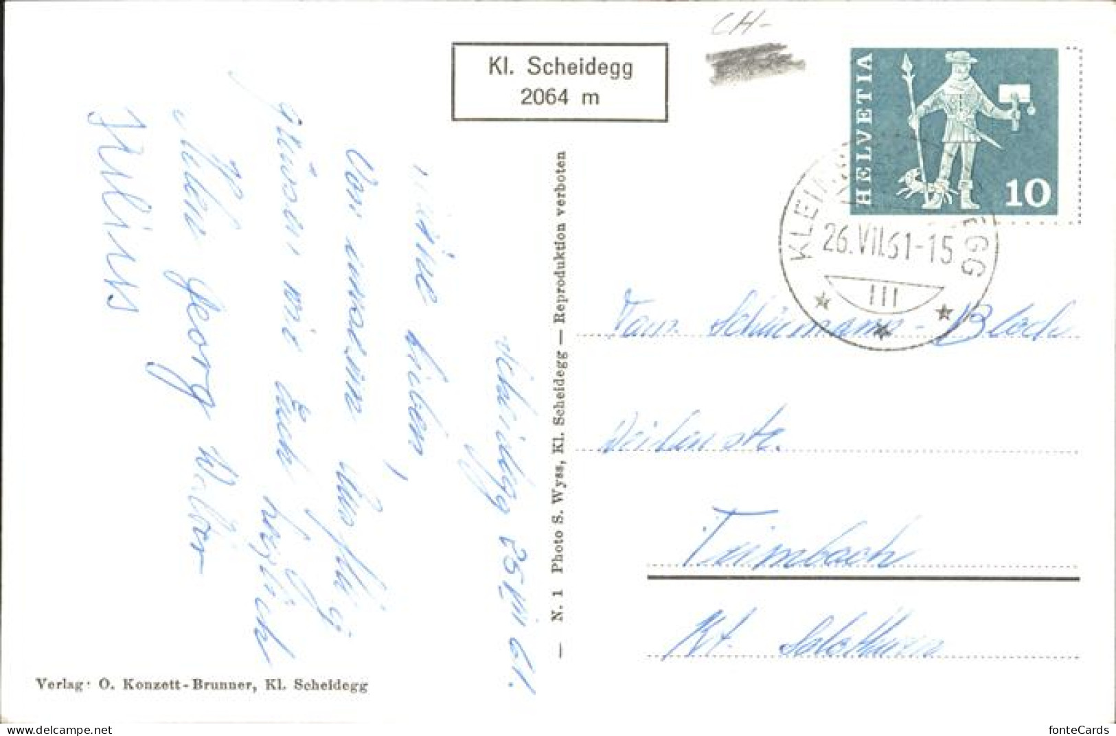 11385075 Kleine Scheidegg Interlaken Hotels Mit Jungfrau Kleine Scheidegg - Andere & Zonder Classificatie