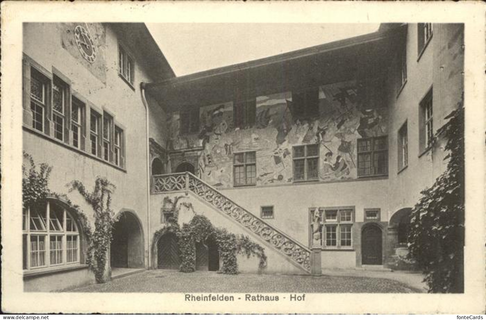 11385043 Rheinfelden AG Rathaus Hof Rheinfelden - Autres & Non Classés