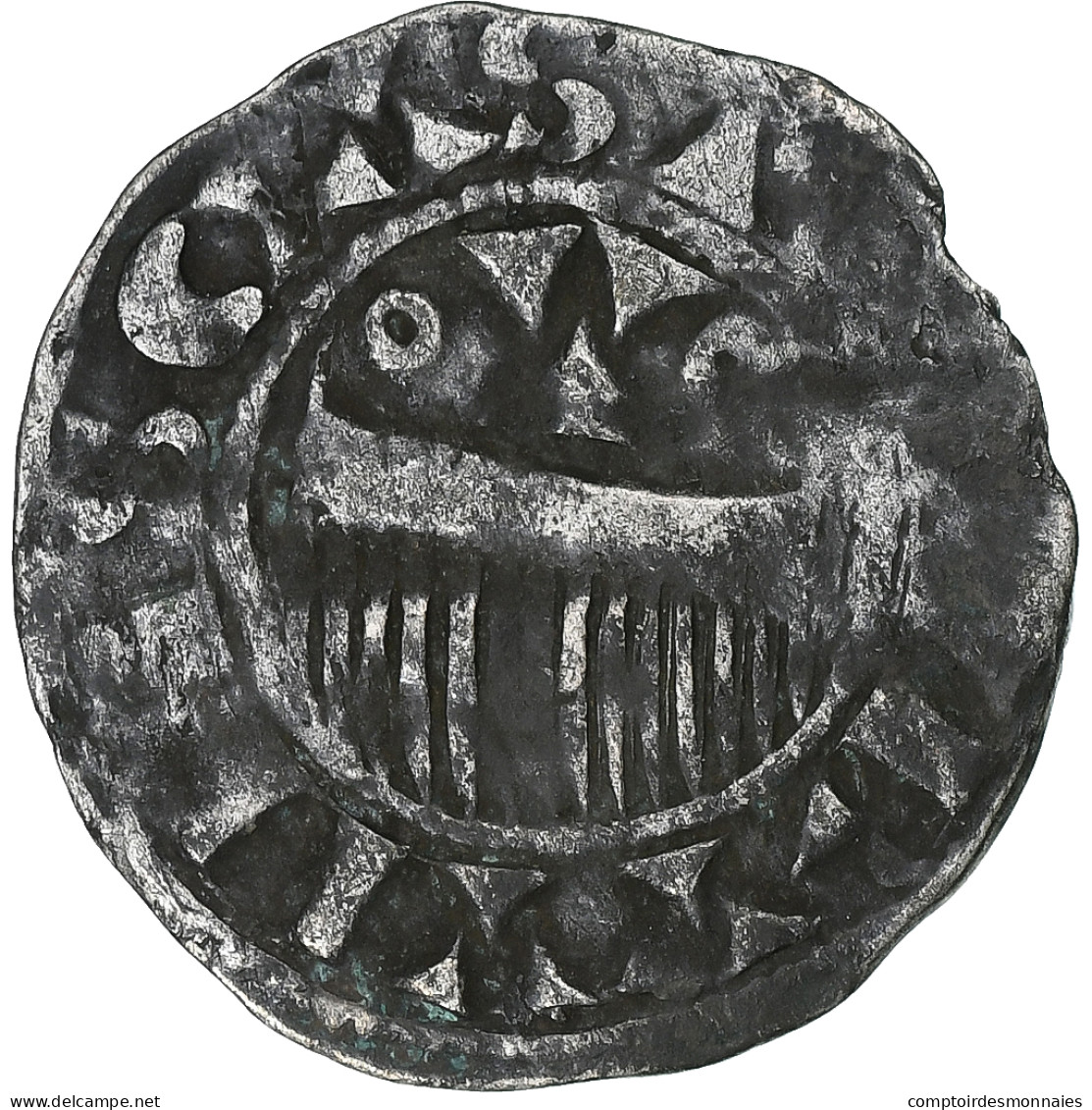 Comté De Champagne, Henri II, Denier Au Peigne, 1181-1197, Provins - Autres & Non Classés