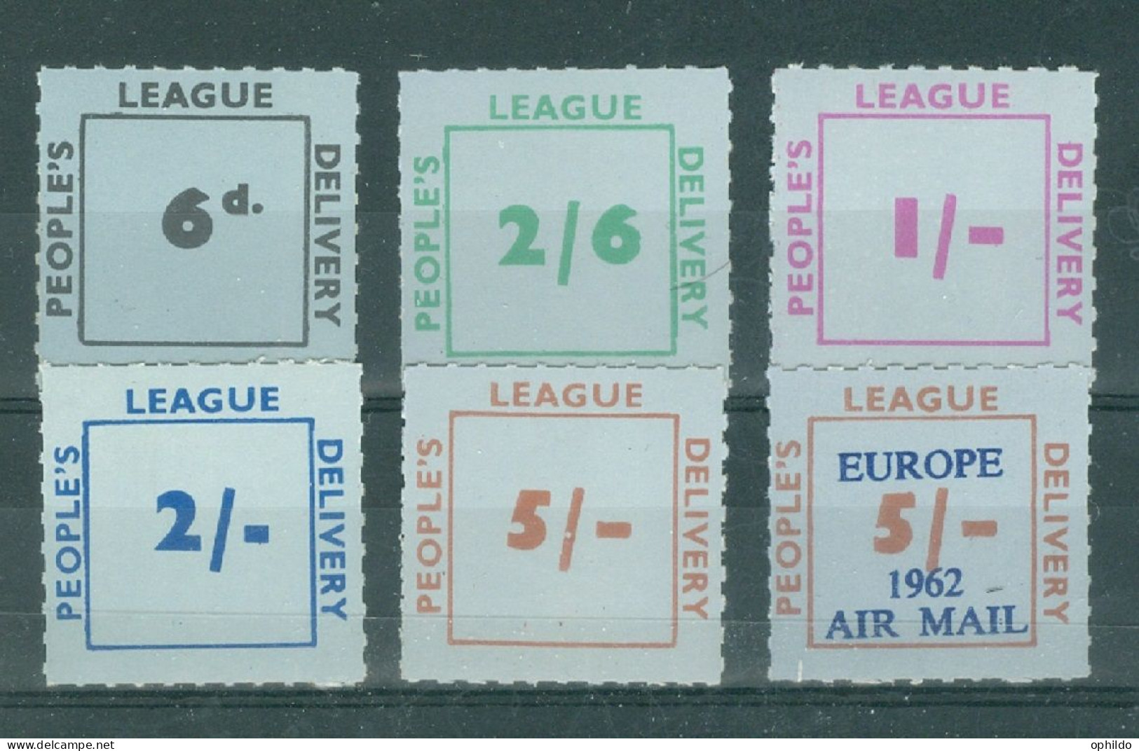 Grande Bretagne  Serie People's League Delivery      * *  TB  Voir Le Scan   - Unused Stamps