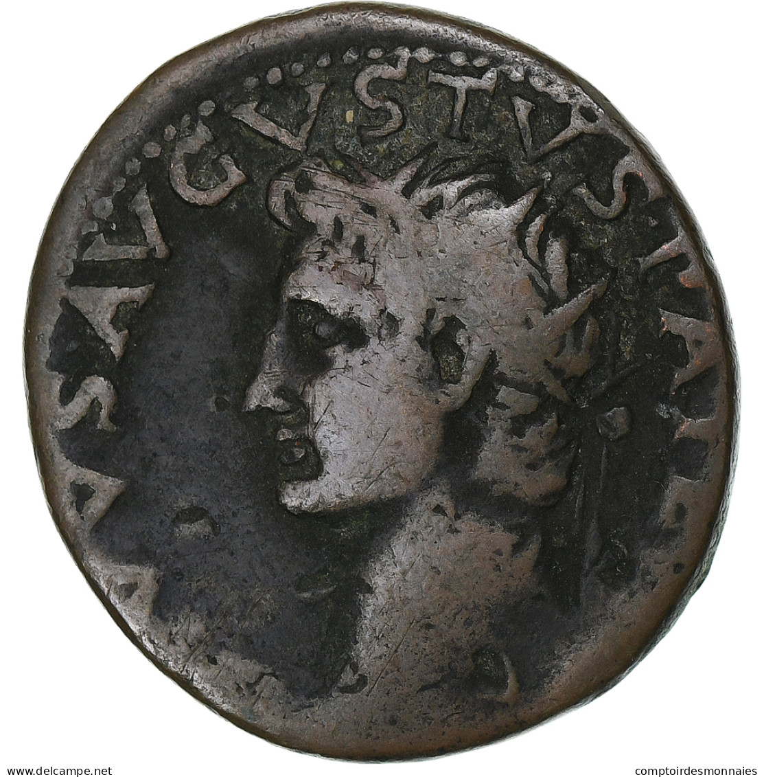 Divus Augustus, As, 34-37, Rome, Bronze, TB+, RIC:82 - Les Julio-Claudiens (-27 à 69)