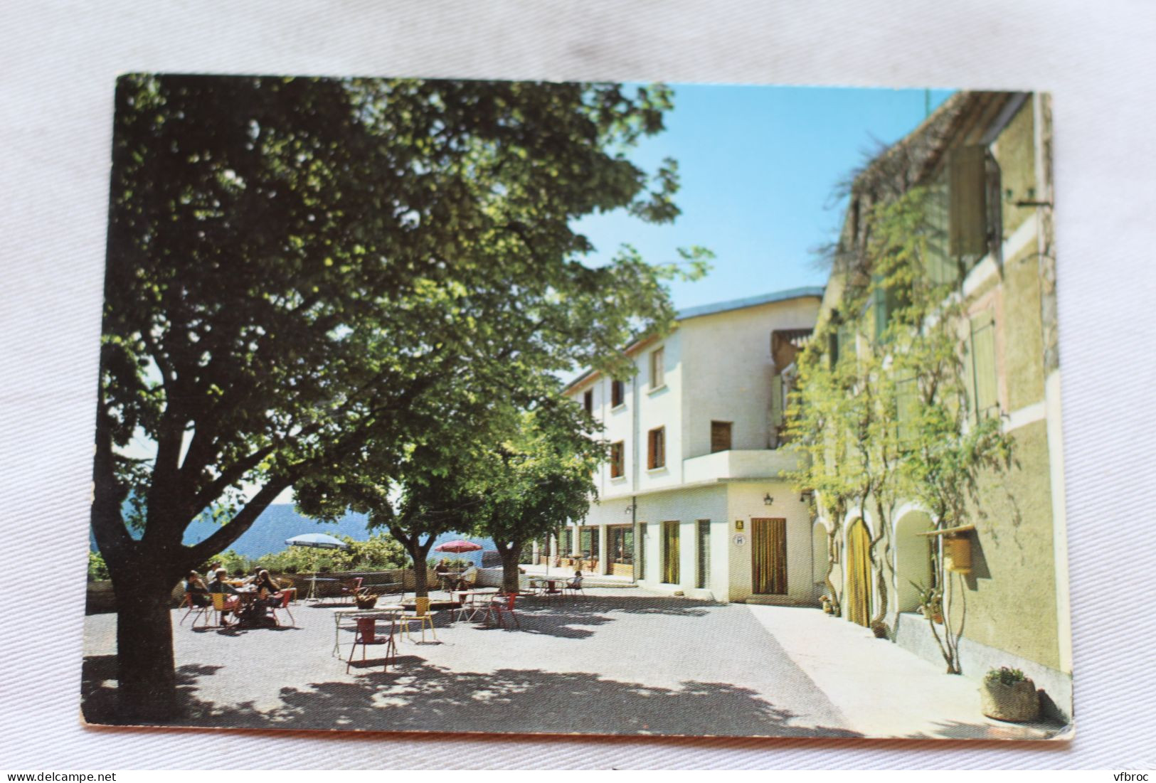 Cpm 1973, Propiac Les Bains, Hôtel Plantevin, Sa Terrasse, Drôme 26 - Autres & Non Classés