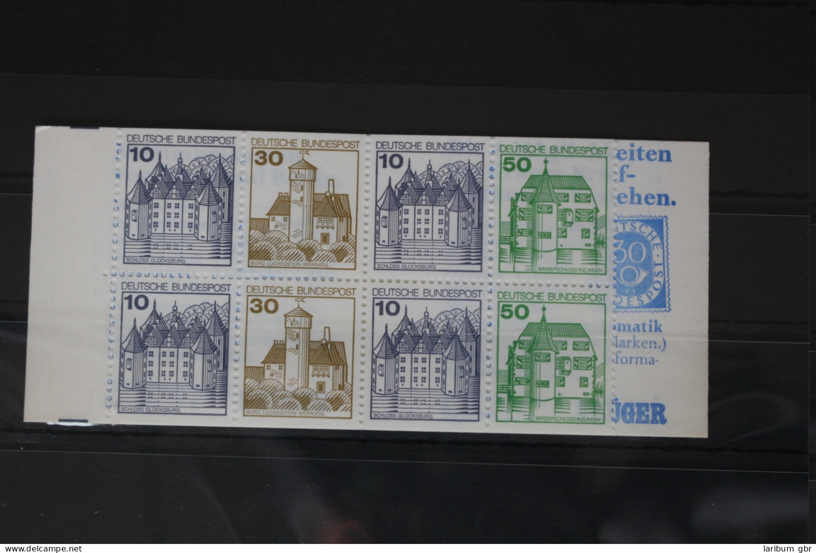 BRD MH 22g OZ Postfrisch Markenheftchen #VD293 - Autres & Non Classés