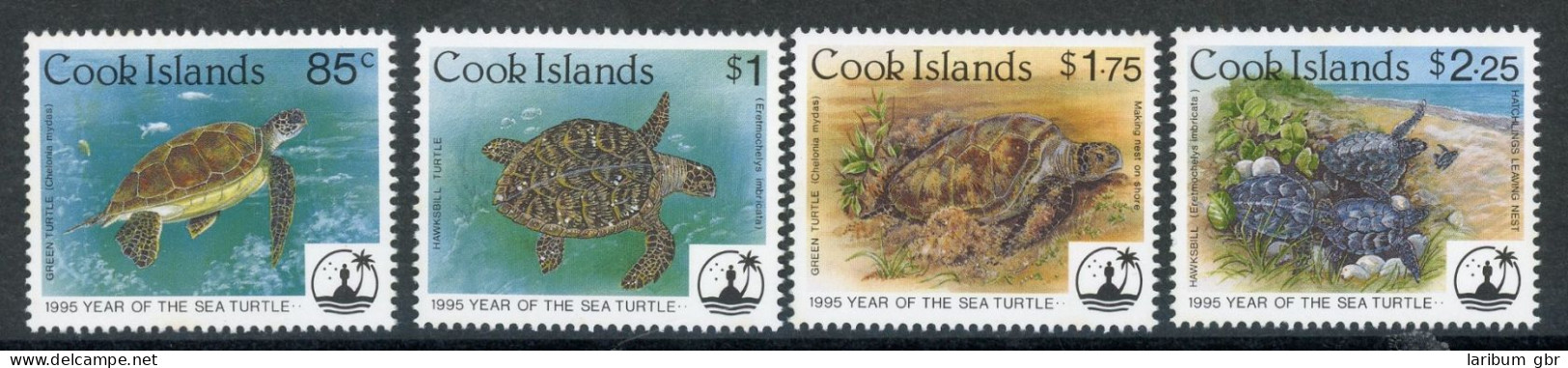 Cook Inseln 1442-1445 Postfrisch Schildkröten #HE705 - Islas Cook
