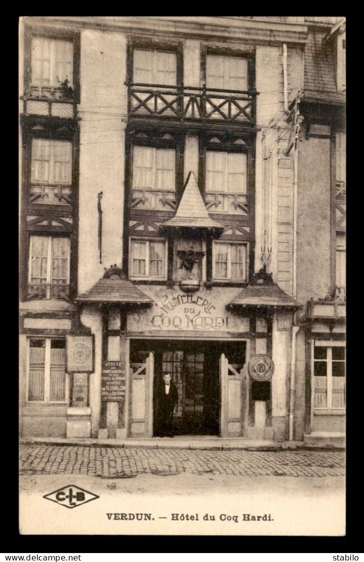 55 - VERDUN - HOTEL DU COQ HARDI -  EDITEUR LARDIER - Verdun