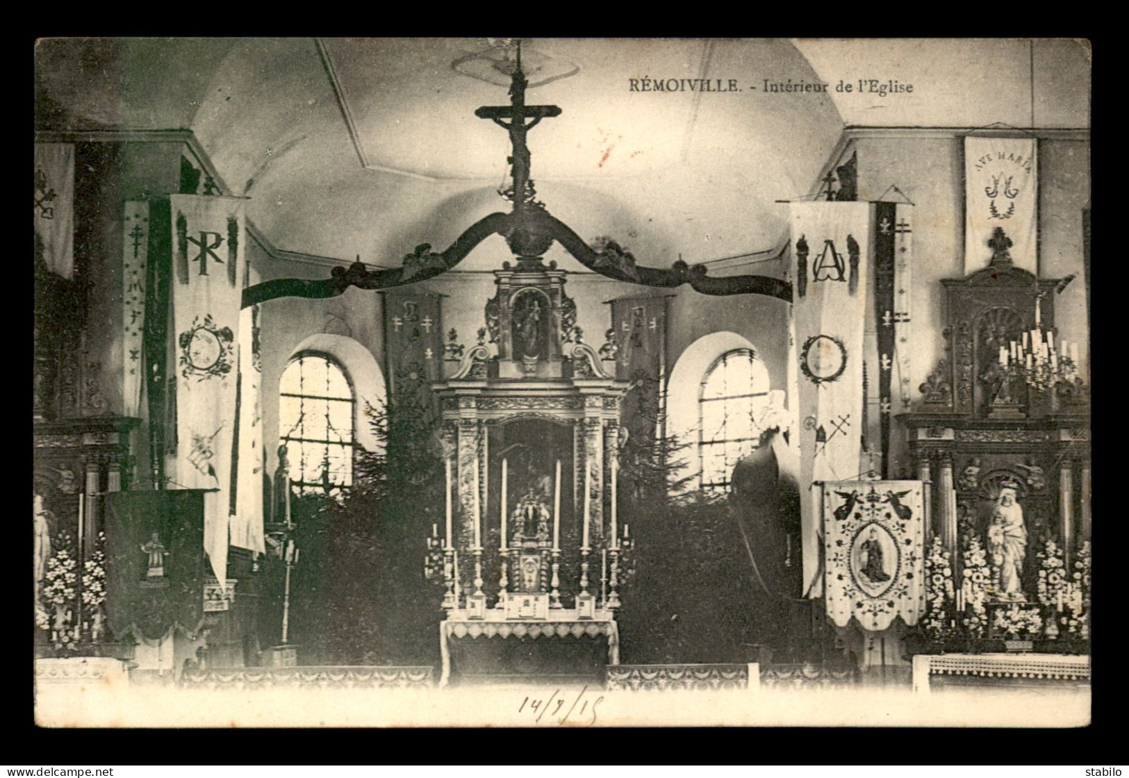 55 - REMOIVILLE - INTERIEUR DE L'EGLISE - SANS EDITEUR - Other & Unclassified