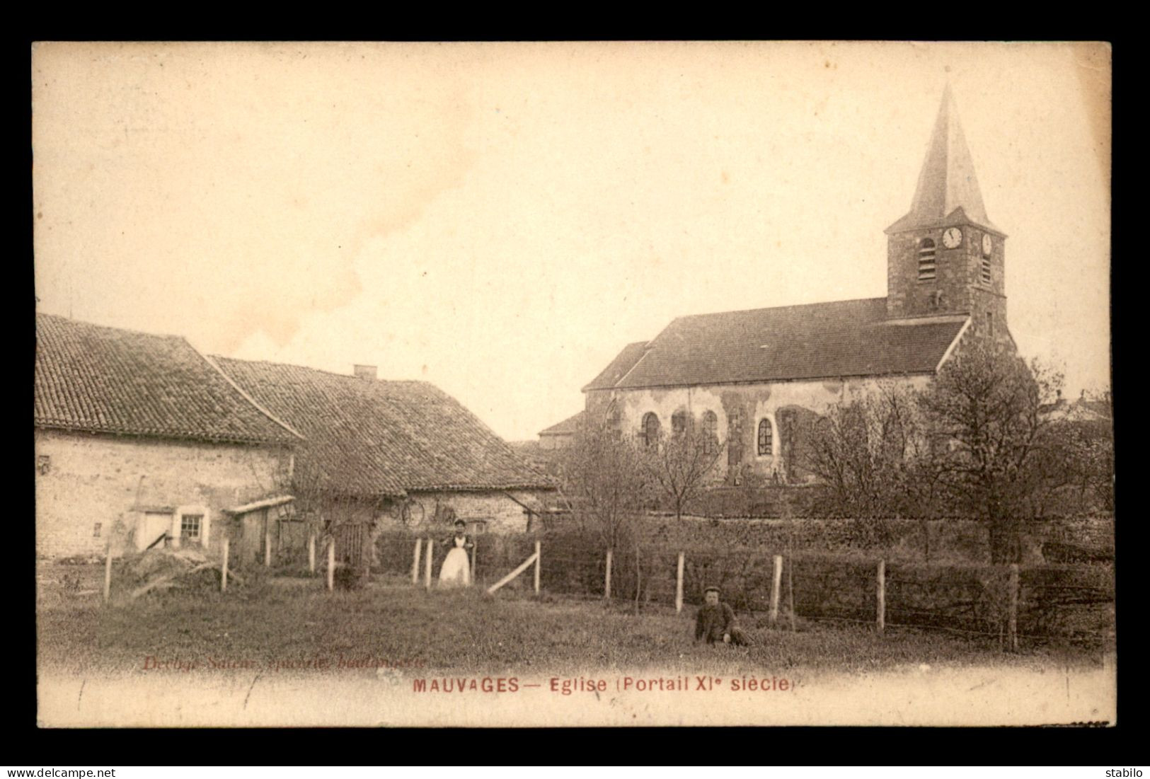 55 - MAUVAGES - EGLISE - EDITEUR DEVOGE-SALEUR - Other & Unclassified