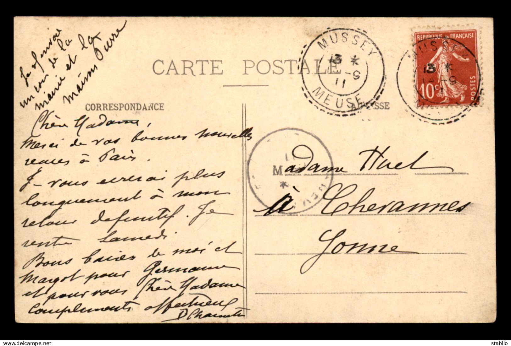 55 - MUSSEY - LA RUE DE LA POSTE - EDITEUR MUREL - Other & Unclassified