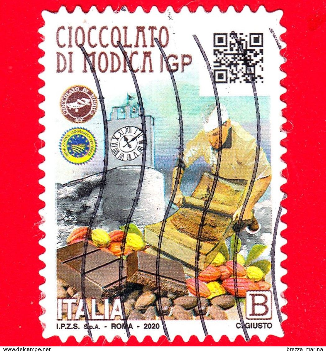 ITALIA - Usato - 2020 - Cioccolato Di Modica (RG) IGP - Sicilia - Artigiano - B - 2011-20: Oblitérés