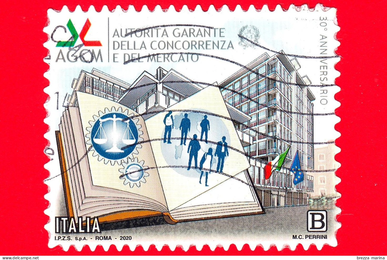 ITALIA - Usato - 2020 - 30 Anni Dell’Autorità Garante Della Concorrenza E Del Mercato - B - 2011-20: Usati