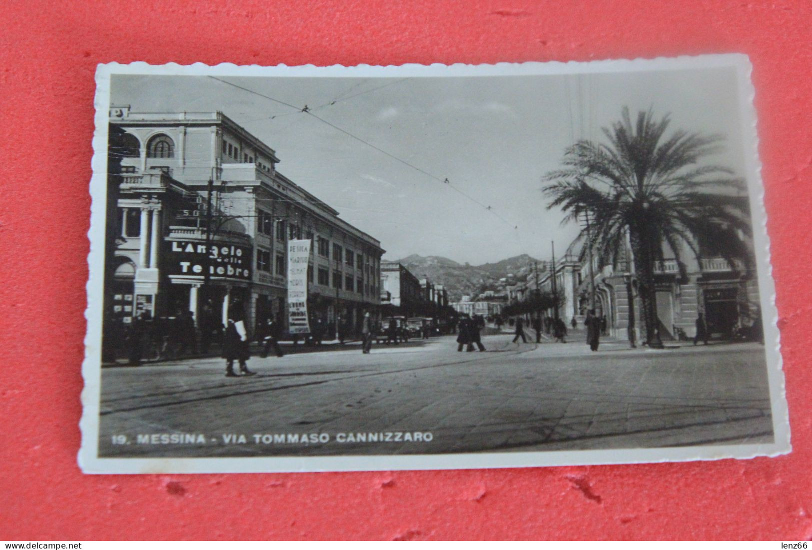 Messina Via Cannizzaro Cartolina Con Timbri America USA New York Army Examiner 92 Nd CWS APO 782 - Messina