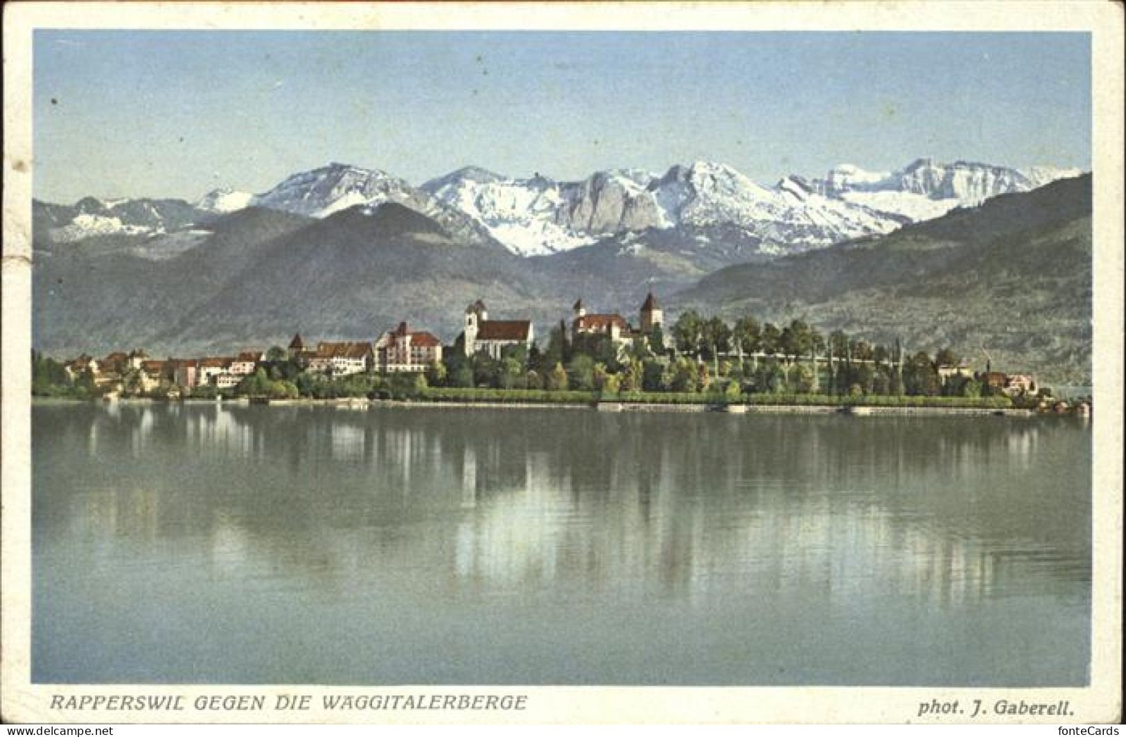11384916 Rapperswil SG Panorama Mit Waegitaler Berge Rapperswil SG - Other & Unclassified