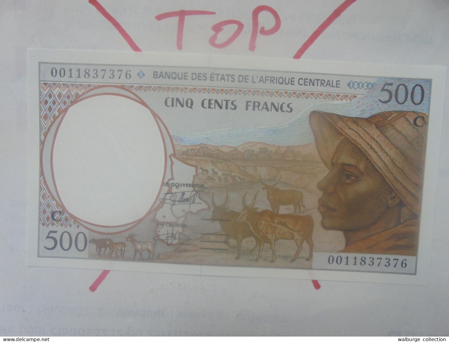 AFRIQUE CENTRALE (CONGO) 500 FRANCS 1993-2000 Neuf (B.33) - Centraal-Afrikaanse Staten