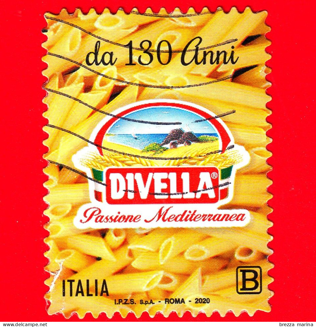 ITALIA - Usato - 2020 - 130 Anni Della Pasta F. Divella SpA – Penne Rigate - Logo - B - 2011-20: Gebraucht