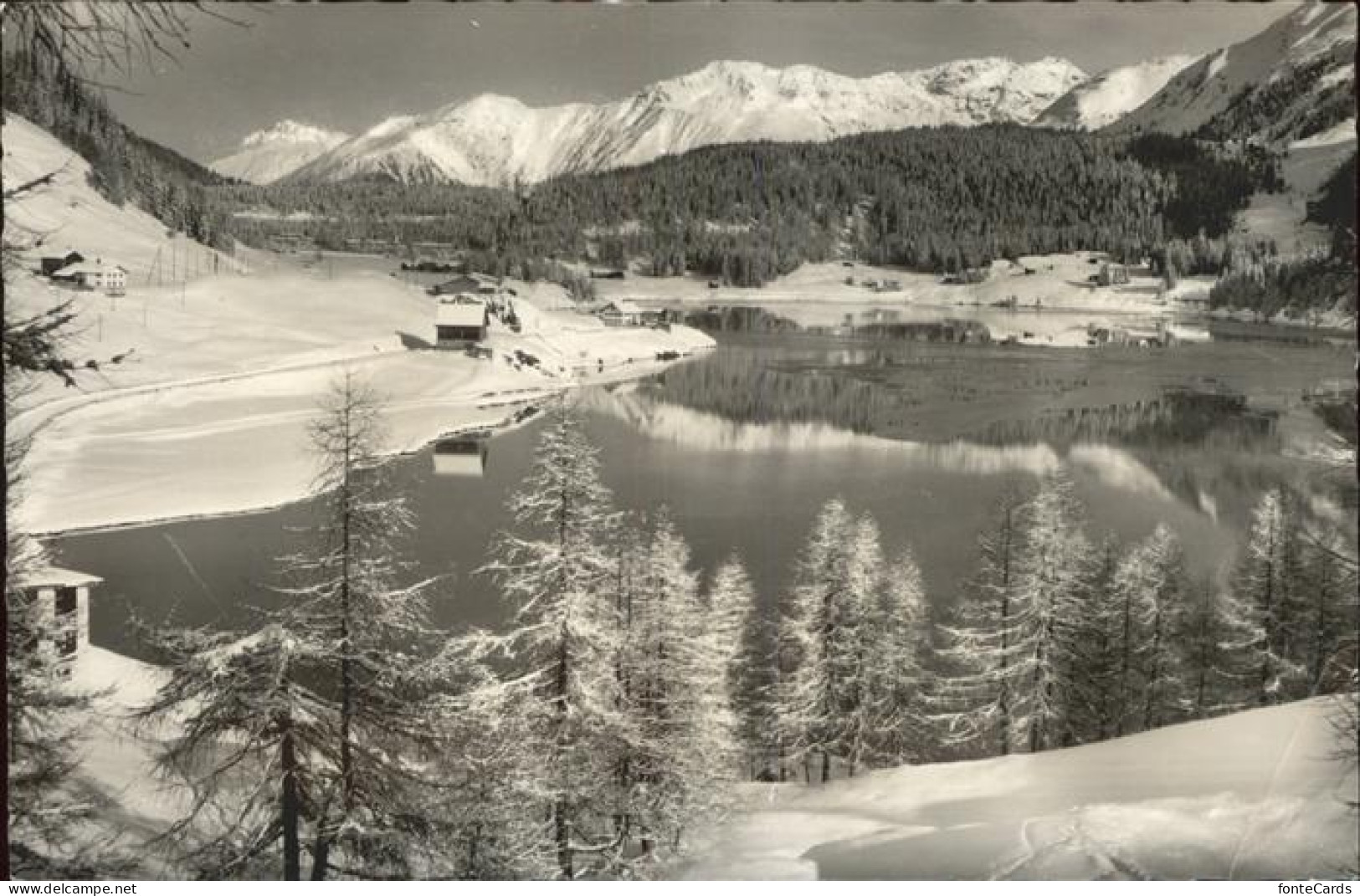 11384877 Davosersee Gegen Wolfgang Hoehwald Rhaetikonkette Davosersee - Altri & Non Classificati