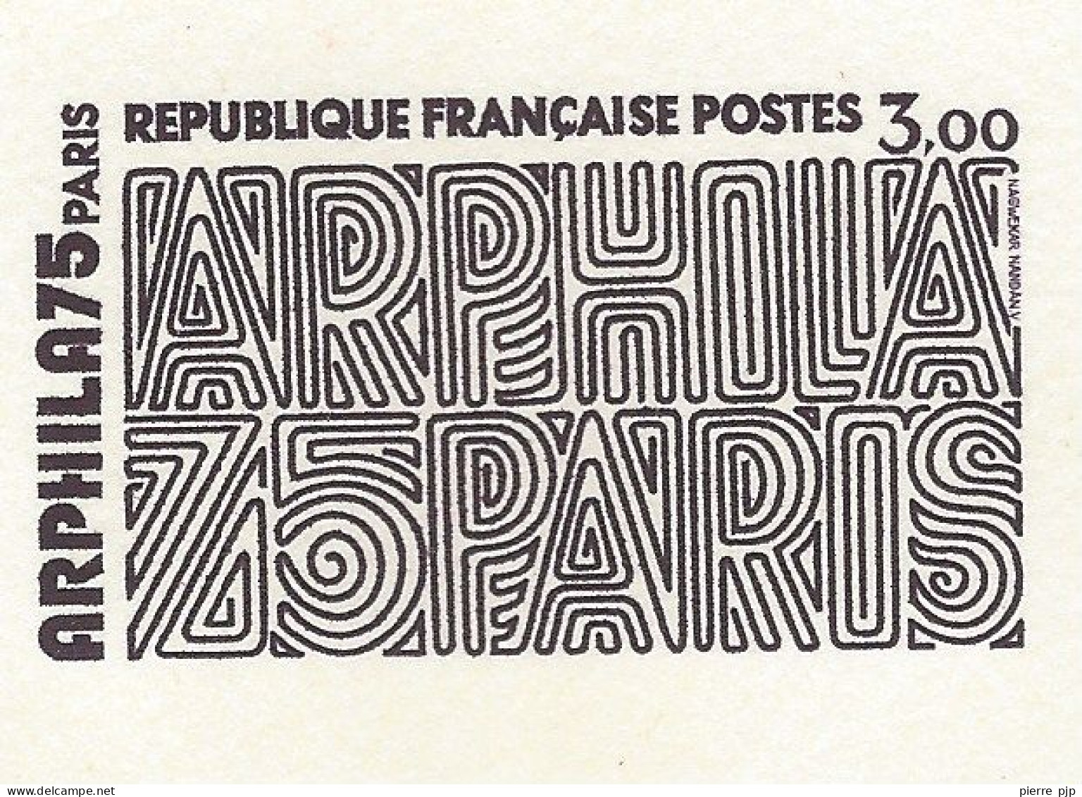 1975 ARPHILA ARTIST PROOF - 3 EPREUVE D'ARTISTE ARPHILA 75 YV1830/32/33 - Epreuves D'artistes