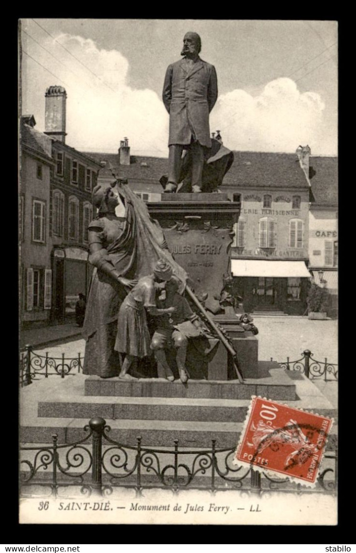 88 - SAINT-DIE - MONUMENT DE JULES FERRY - Saint Die