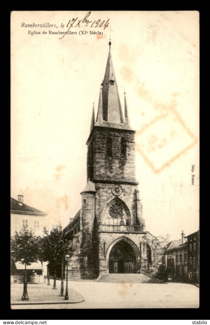 88 - RAMBERVILLERS - L' EGLISE - Rambervillers