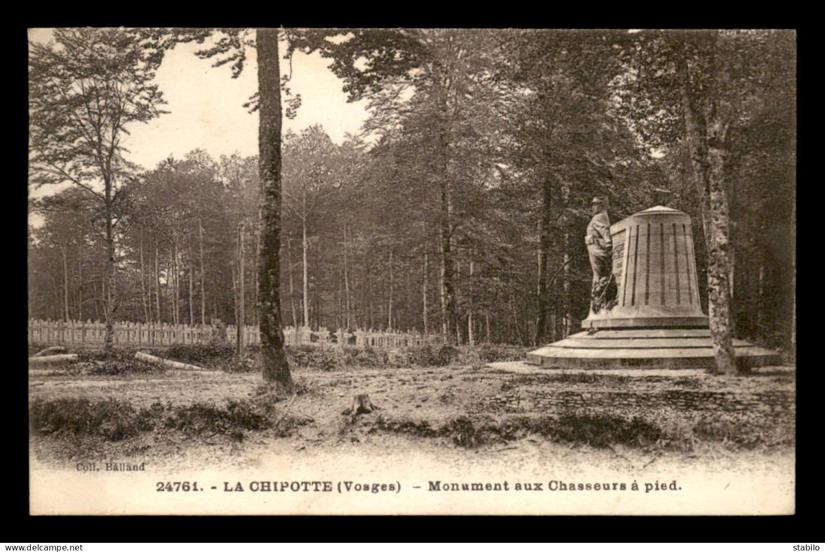 88 - LA CHIPOTTE - MONUMENT AUX CHASSEURS A PIED - Other & Unclassified