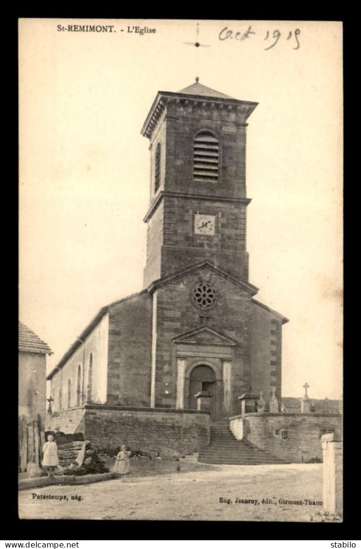 88 - ST-REMIMONT - L'EGLISE - Autres & Non Classés