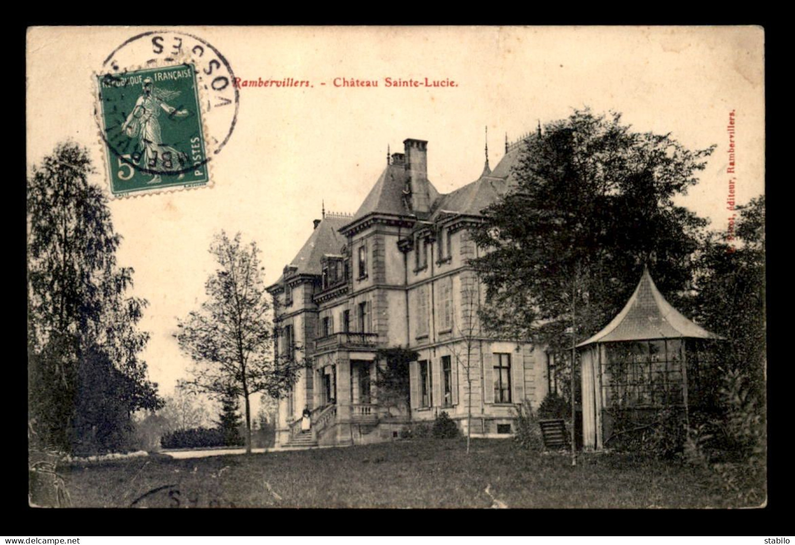 88 - RAMBERVILLERS - CHATEAU STE-LUCIE - Rambervillers