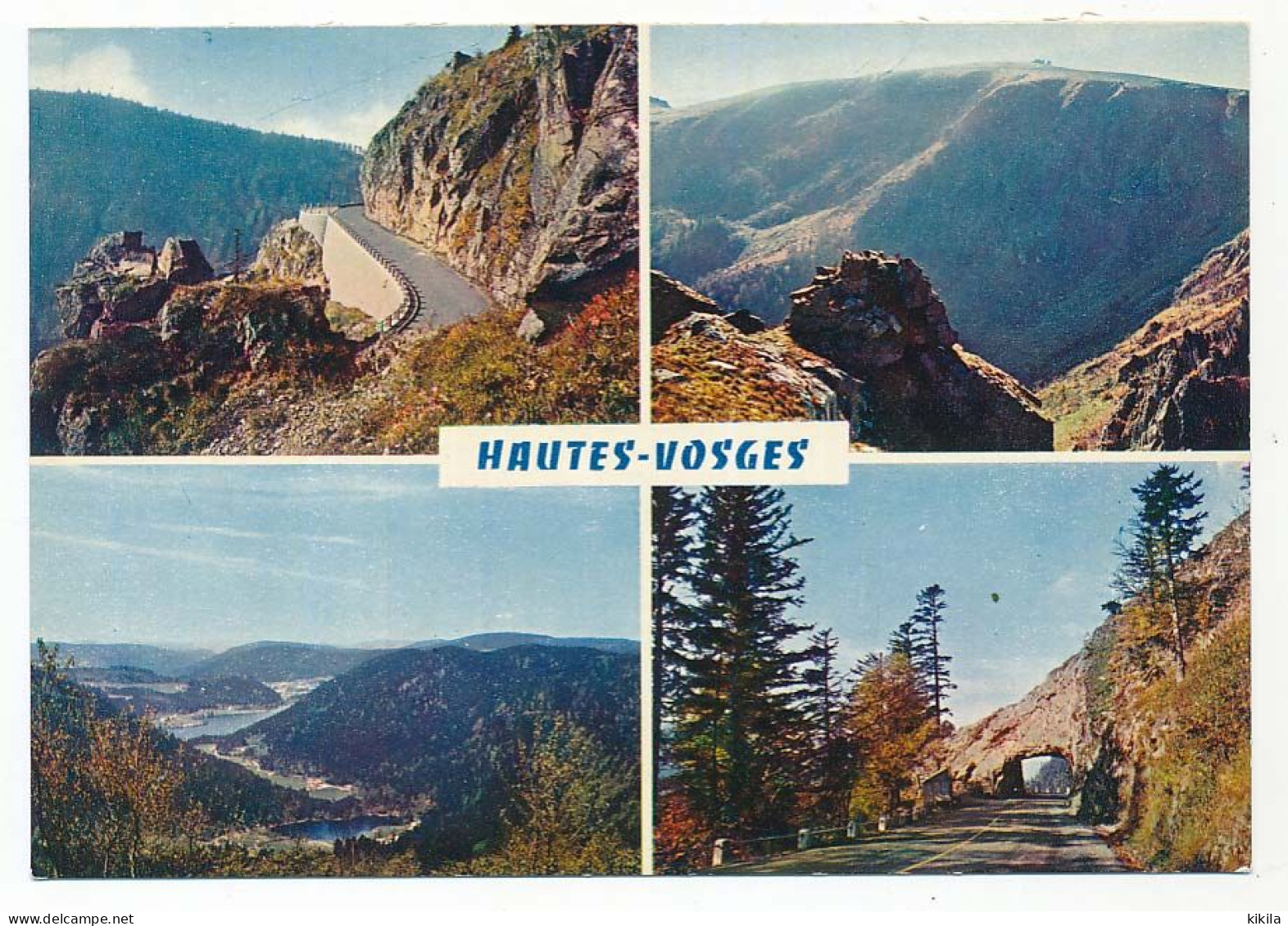 CPSM / CPM 10.5x15 Souvenir Des Hautes-VOSGES  Riute Lac Vallée Tunnel - Autres & Non Classés