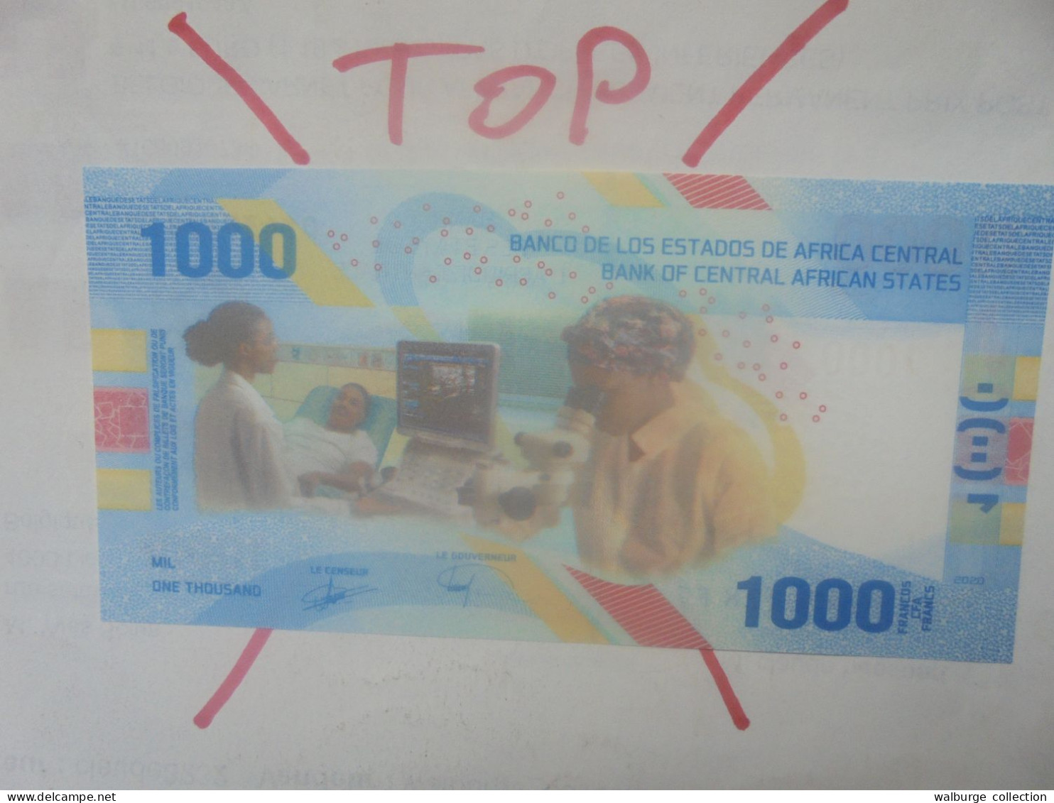 AFRIQUE CENTRALE 1000 FRANCS 2020-22 Neuf (B.33) - Estados Centroafricanos