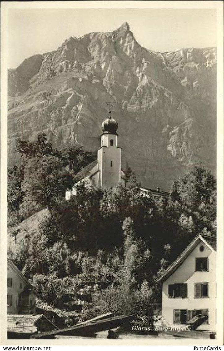 11384843 Glarus GL Burg Kapelle Glarus - Autres & Non Classés