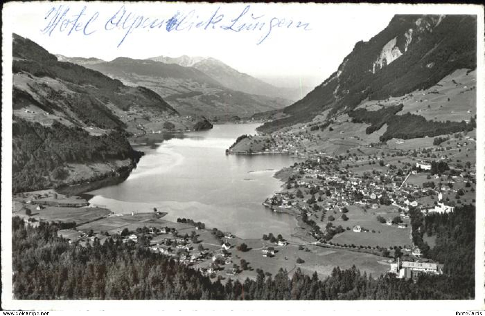 11384838 Lungern Mit Lungernsee Und Pilatus Lungern - Altri & Non Classificati