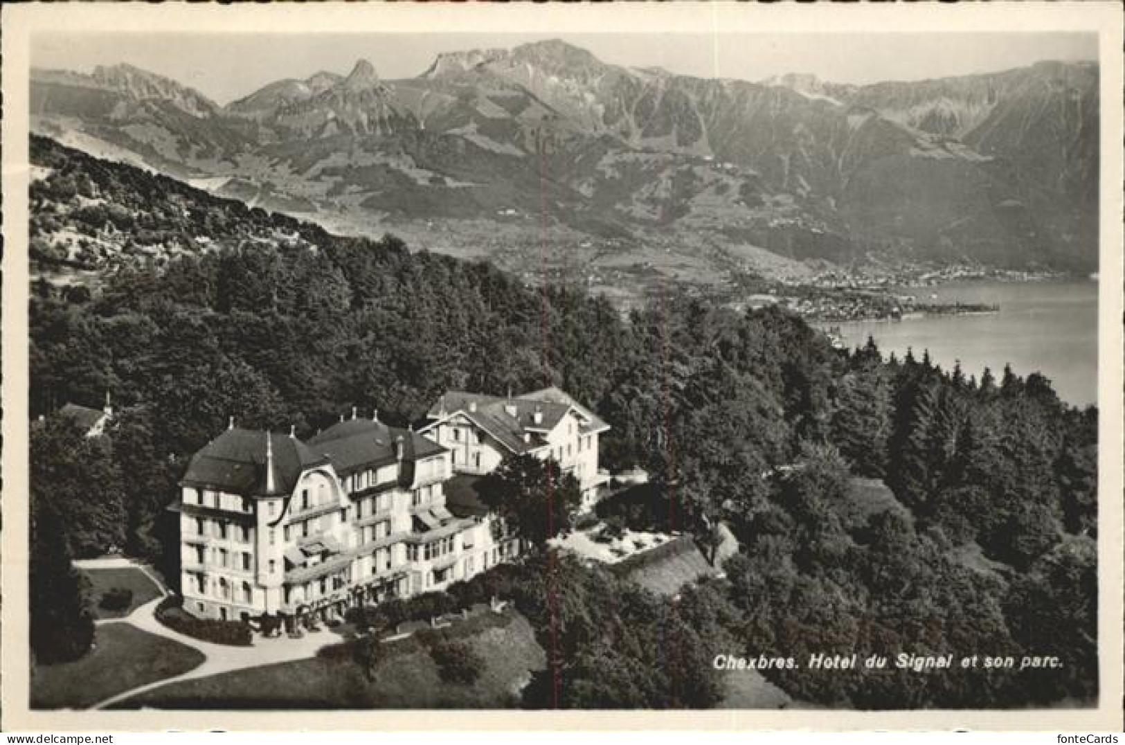 11384826 Chexbres Hotel Du Signal Et Son Parc Chexbres - Andere & Zonder Classificatie