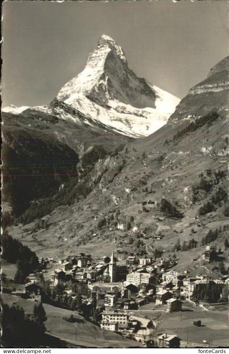 11384823 Zermatt VS Panorama Mit Matterhorn  - Autres & Non Classés