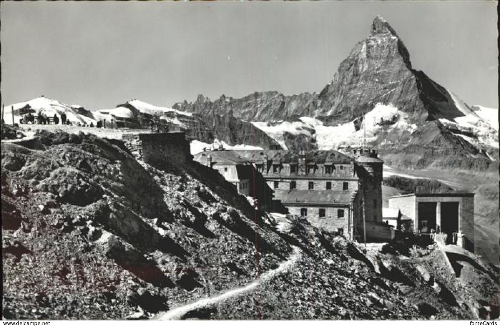 11384813 Gornergrat Zermatt Mit Kulmhotel Und Matterhorn Gornergrat Zermatt - Otros & Sin Clasificación