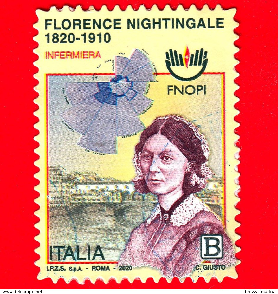 ITALIA - Usato - 2020 - 200 Anni Della Nascita Di Florence Nightingale, Infermieria - FNOPI - B - 2011-20: Gebraucht