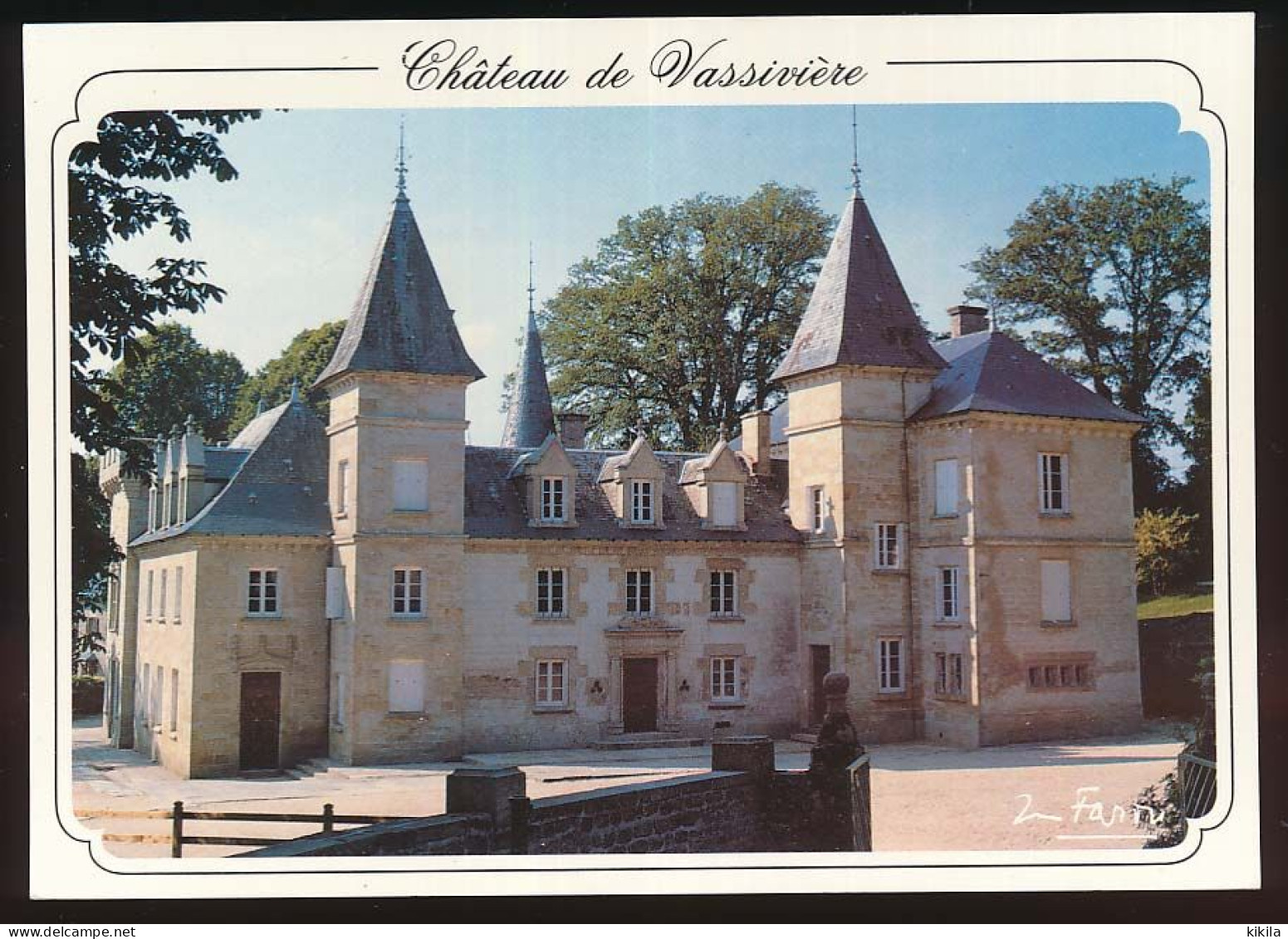 CPSM / CPM 10.5 X 15 Haute-Vienne Beaumont Du Lac Château De VASSIVIERE - Andere & Zonder Classificatie