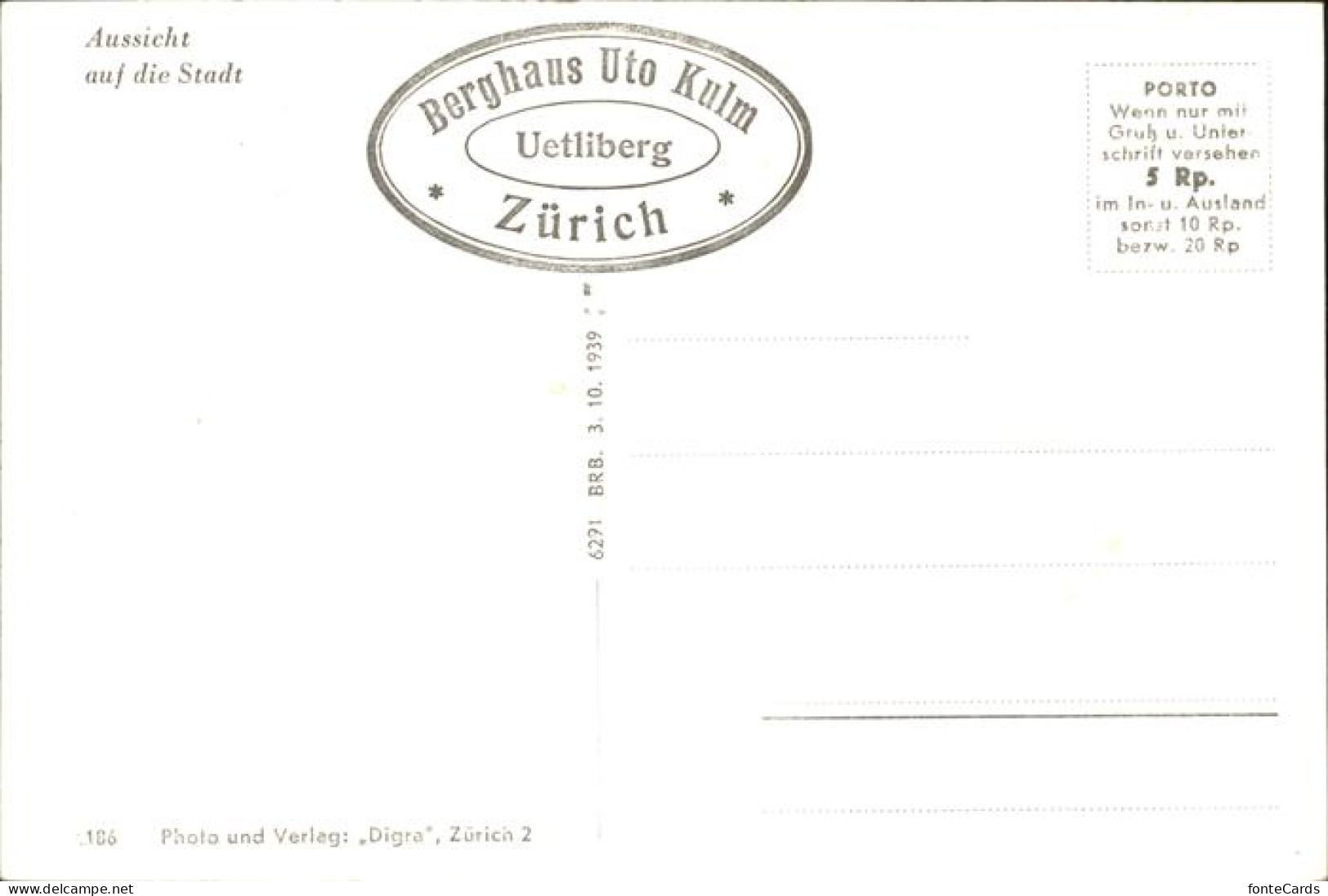 11384803 Zuerich Blick Auf Die Stadt Zuerich - Andere & Zonder Classificatie