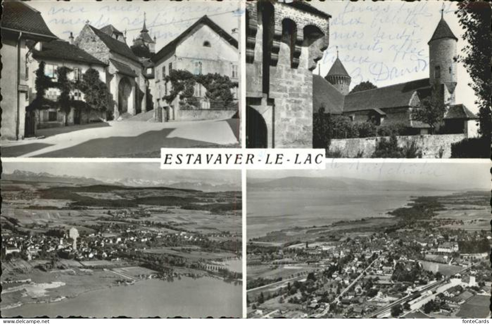 11384788 Estavayer-le-Lac Fliegeraufnahme Details Estavayer-le-Lac - Autres & Non Classés