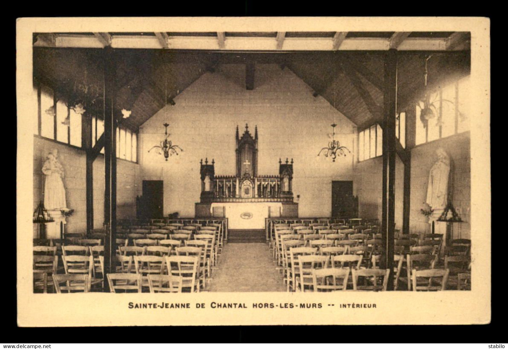 92 - ANTONY - CHAPELLE STE-JEANNE DE CHANTAL HORS-LES-MURS - INTERIEUR - CARTE DE SOUSCRIPTION - Antony